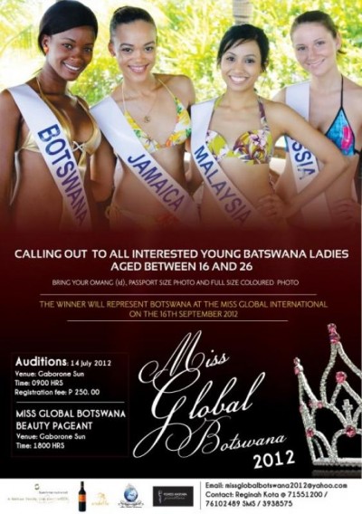 Miss Global Botswana 2012