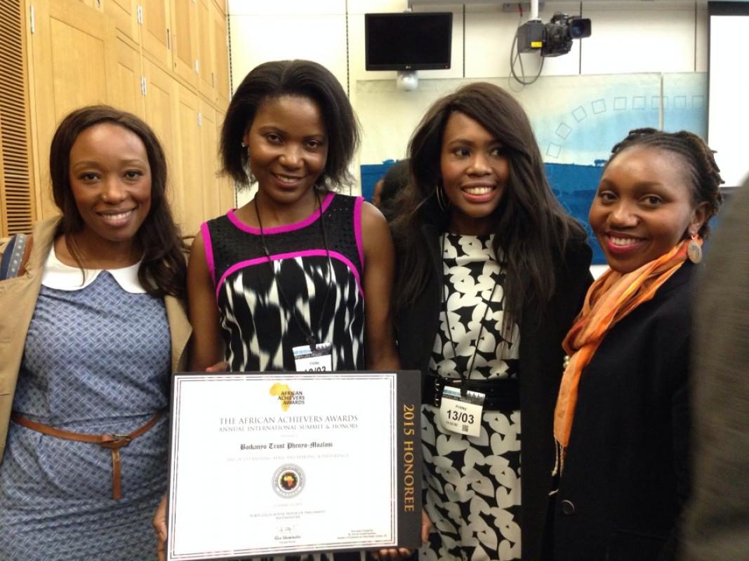 Top 100 Outstanding Africans Making a Difference - Received award at AAA Summit!